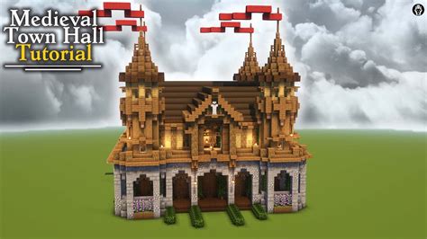 Minecraft Tutorial: How To Build A Medieval Town Centre .
